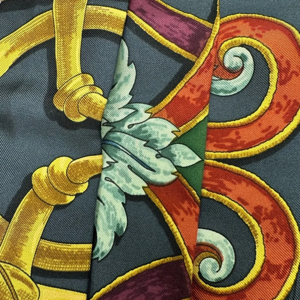 HERMES Paris | Silk Tuxedo Belt 1990's 